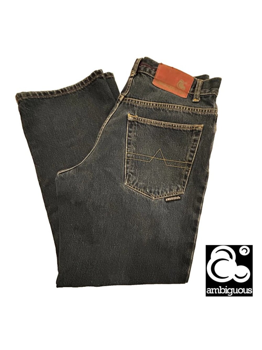 VTG Ambiguous Mens Genuine Denim Jeans 32x30 (29) Classic Blue 100% Cotton